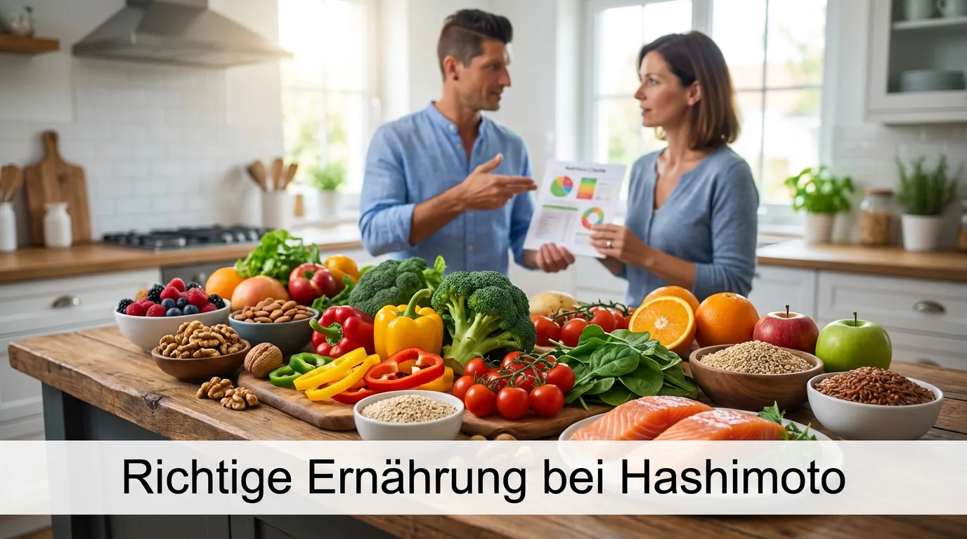 Gesunde Lebensmittel für Ernährung bei Hashimoto - Gemüse, Obst, Vollkorn