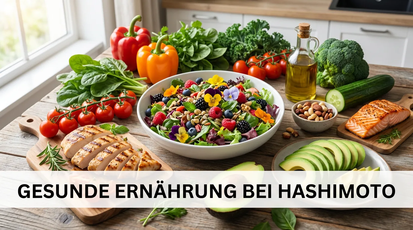 Gesunde Lebensmittel für Abnehmen ohne Diät bei Hashimoto und Schilddrüsenunterfunktion