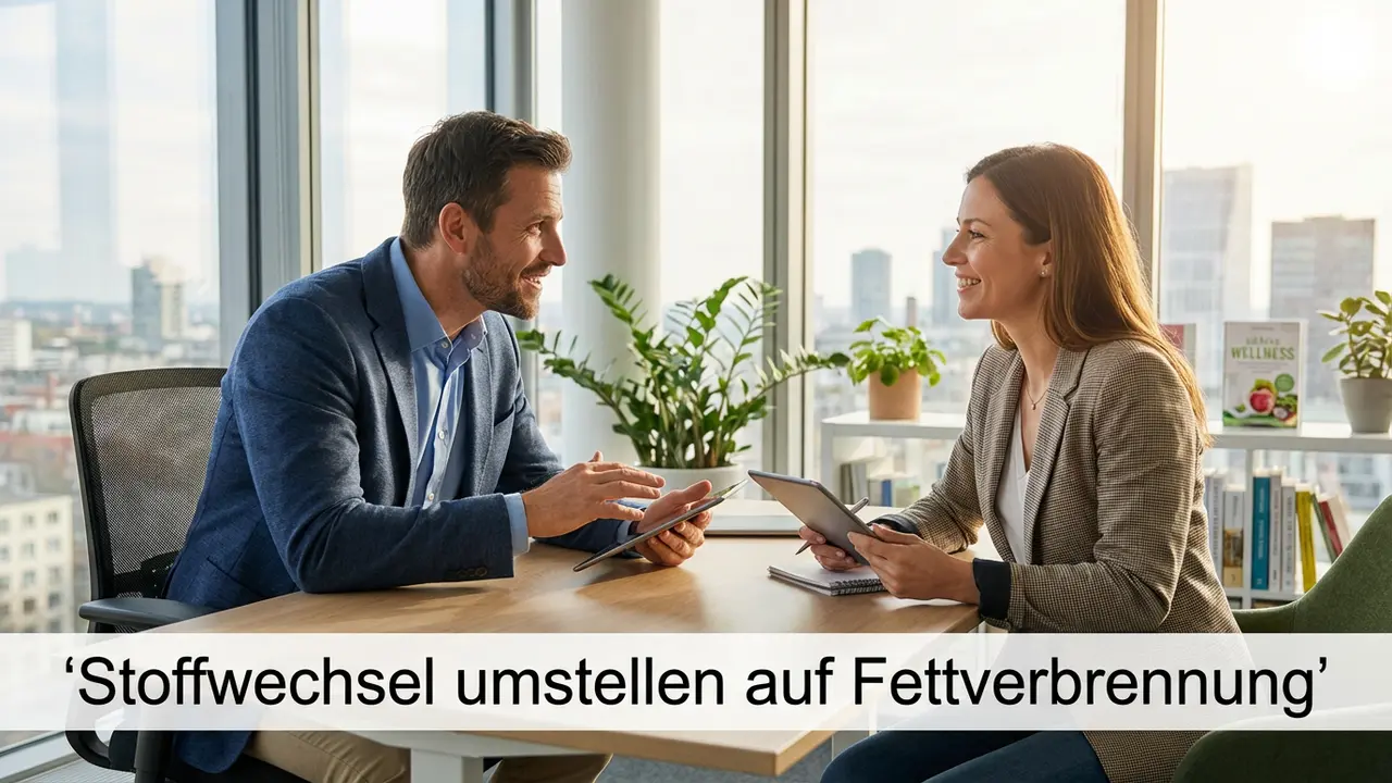 Abnehmcoach Frank berät Klientin zum Thema Stoffwechsel umstellen auf Fettverbrennung bei Hashimoto