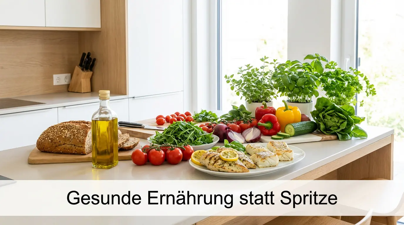 Gesunde mediterrane Ernährung als Alternative zur Spritze zum Abnehmen