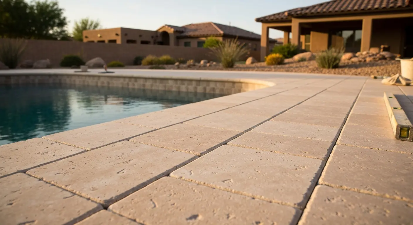Pool deck pavers