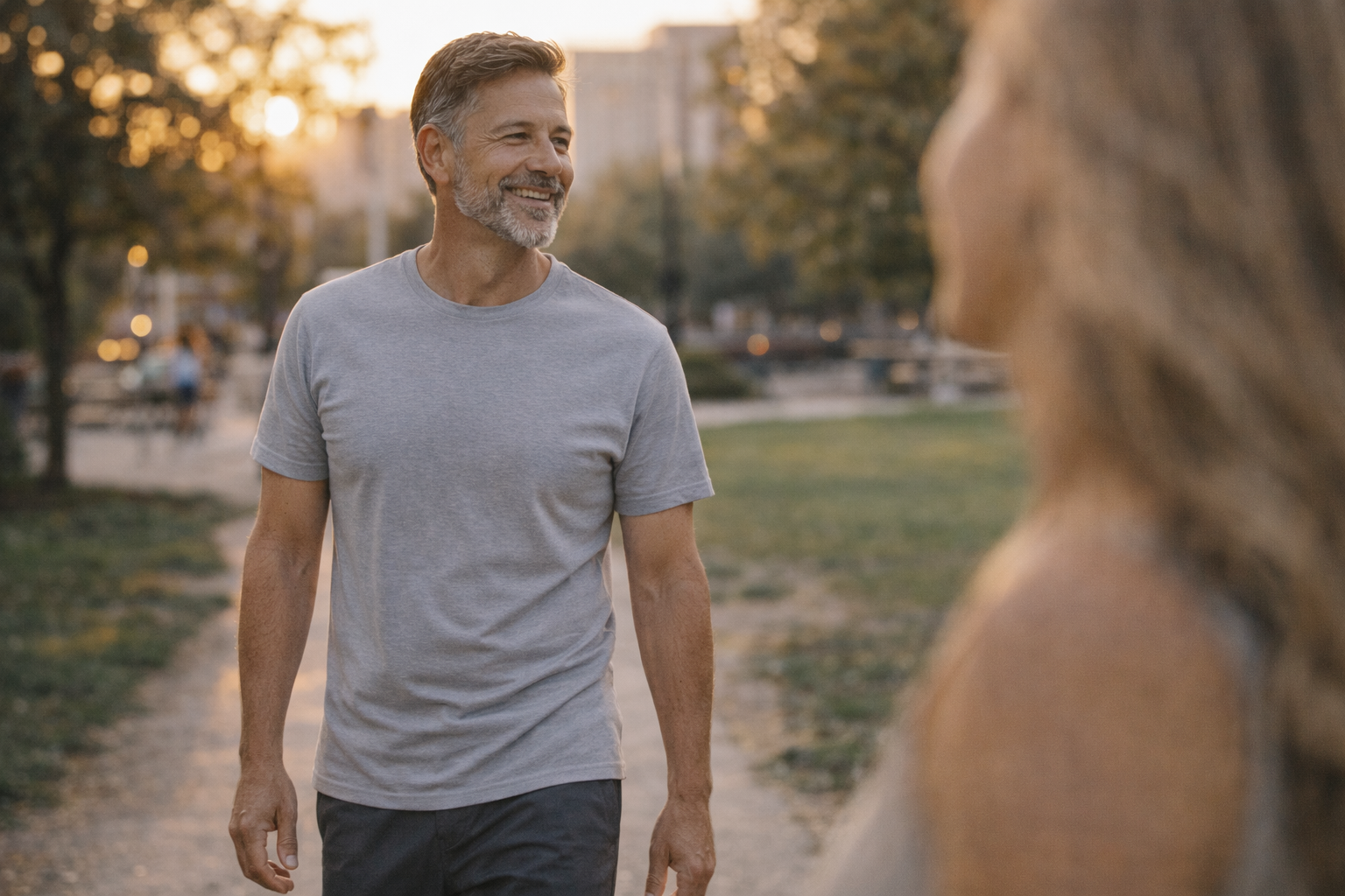 Active adult man outdoors — metabolic health and weight management results at Harper MD, Weston FL