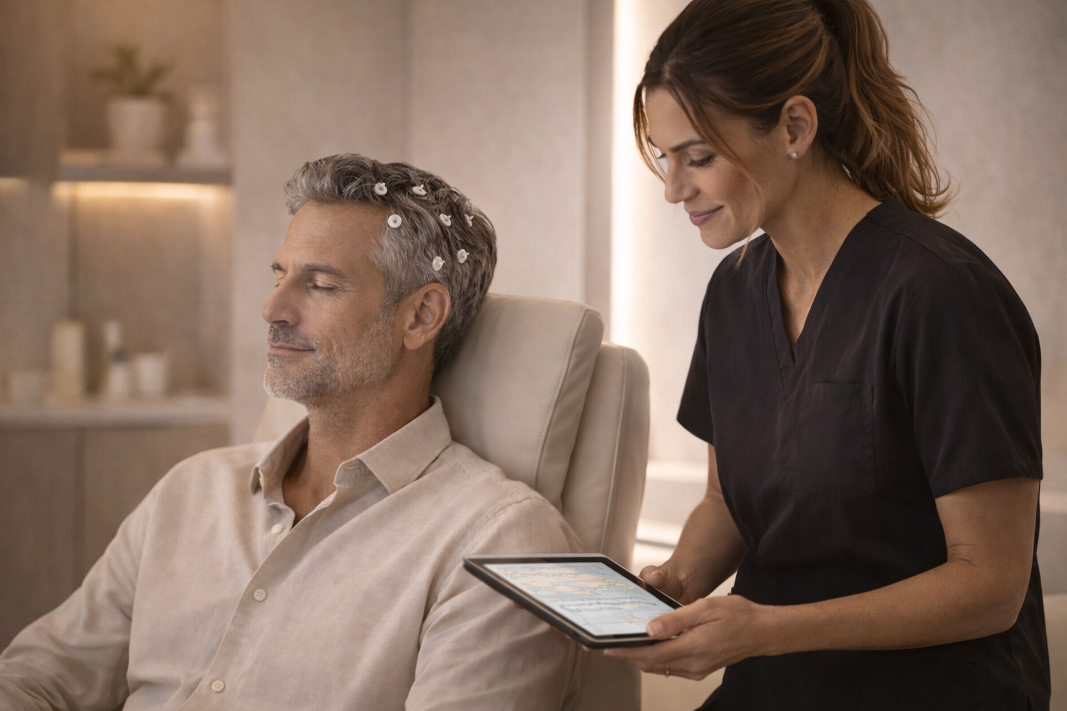 Neurofeedback brain training therapy at Harper MD, Weston FL