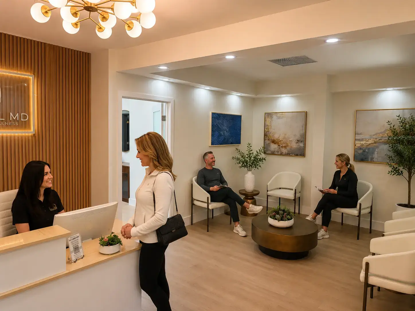 Harper MD Health & Wellness clinic interior, Weston FL