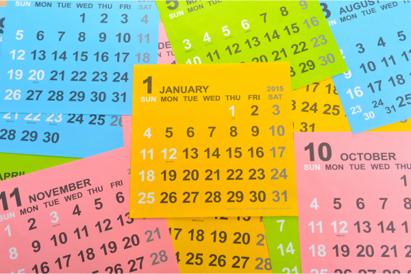 My colour-coded calendar didn’t save me. This sentence did