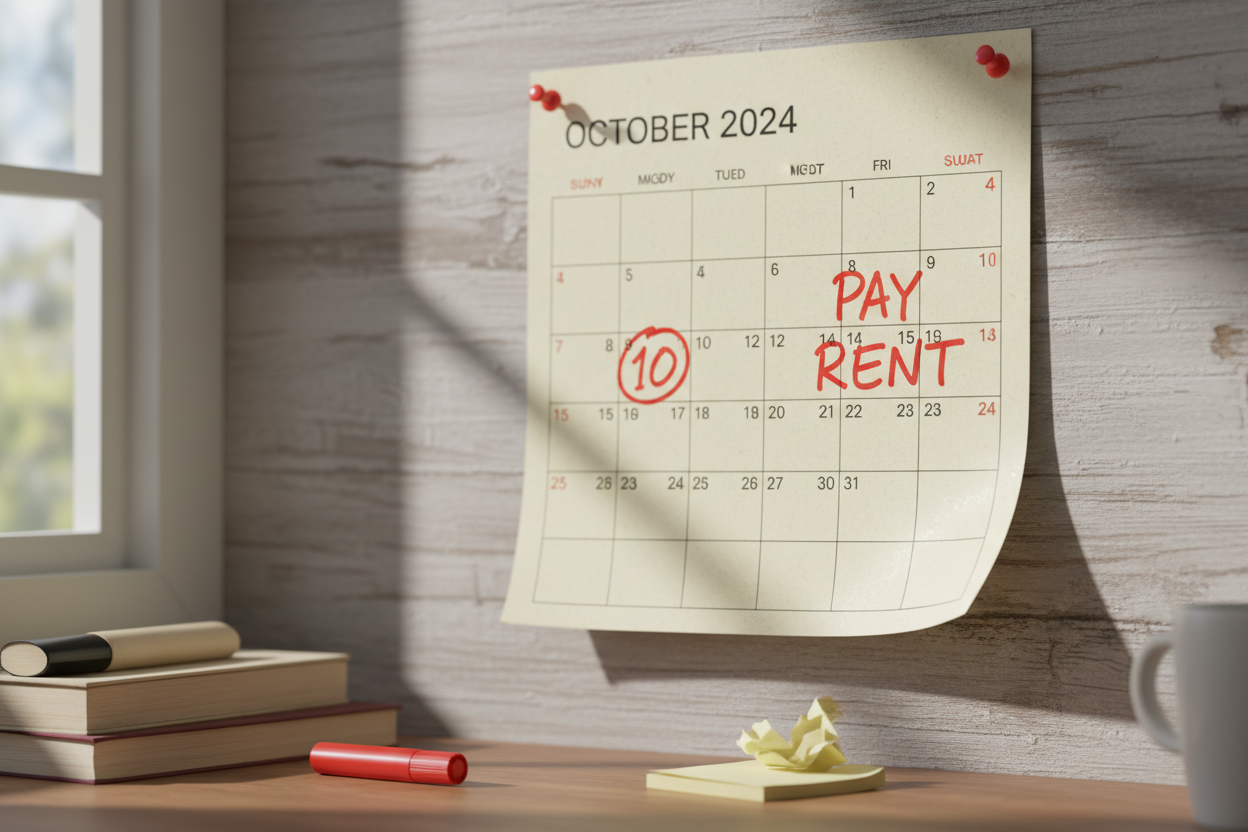 What Day is Rent Considered Late When Weekends or Holidays Fall?