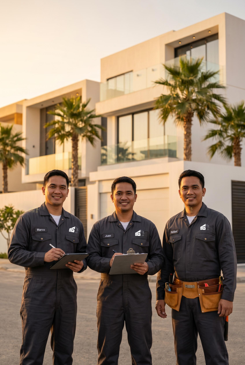 Professional maintenance team