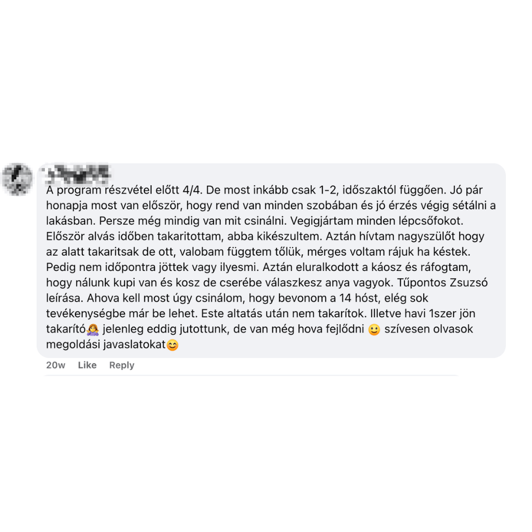 Írott visszajelzés 10