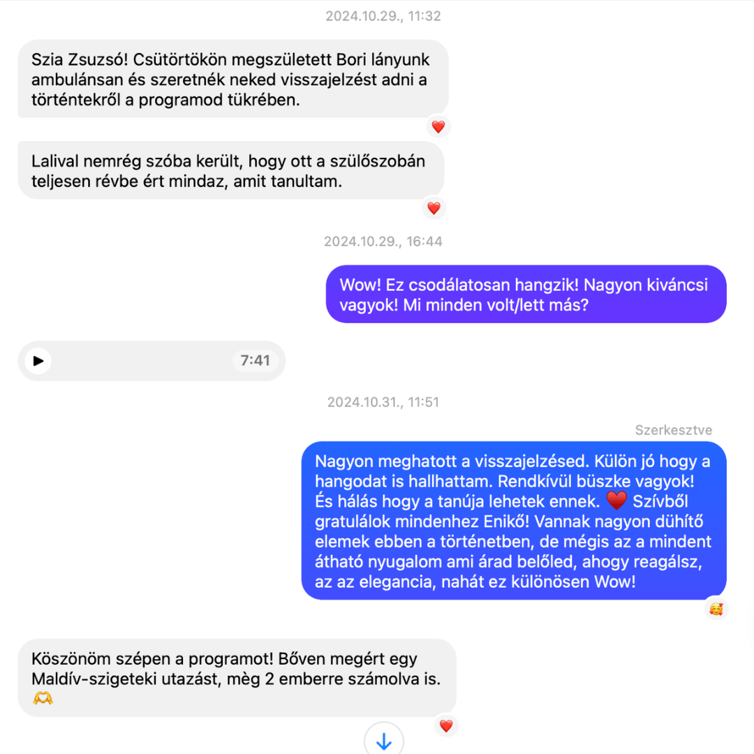 Írott visszajelzés 12