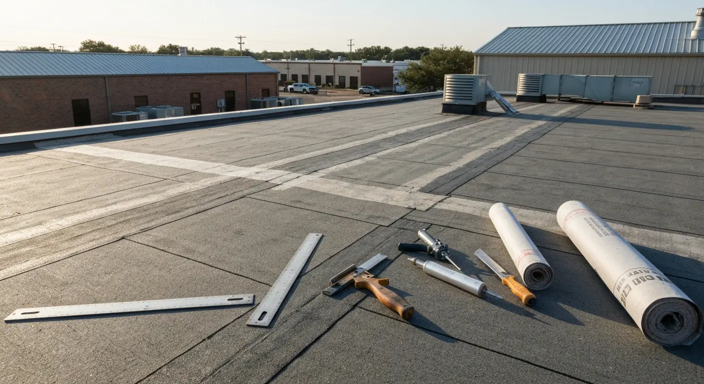 Commercial roofing repair