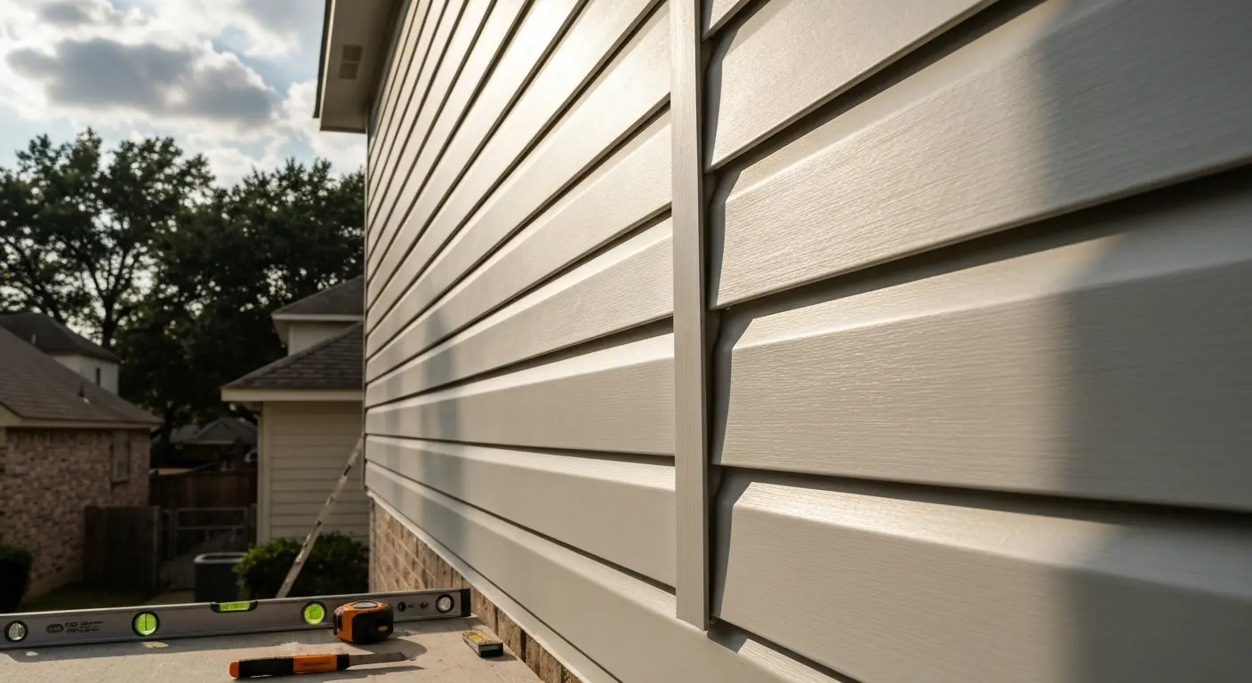 Vinyl siding installation