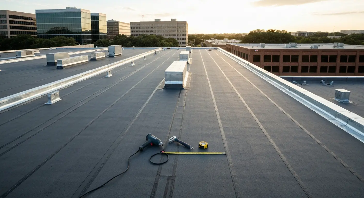 Commercial roof replacement