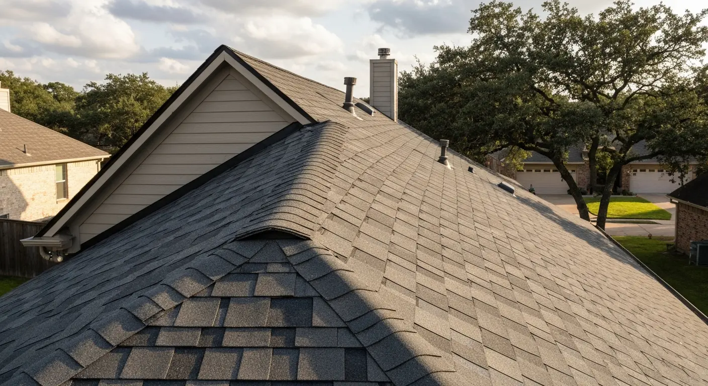 Residential roofing project