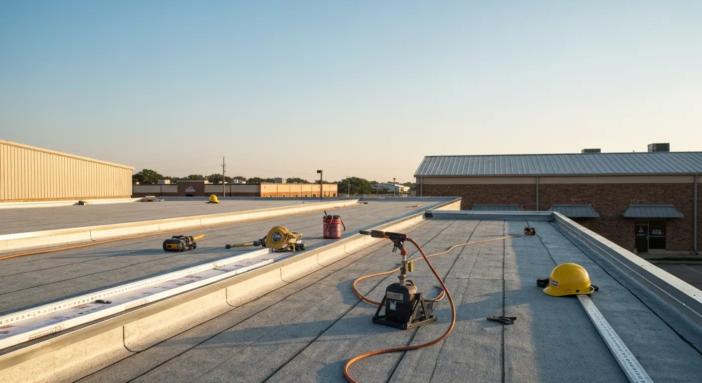 Commercial roof replacement