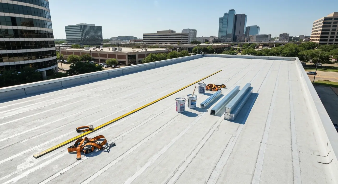Commercial roof maintenance