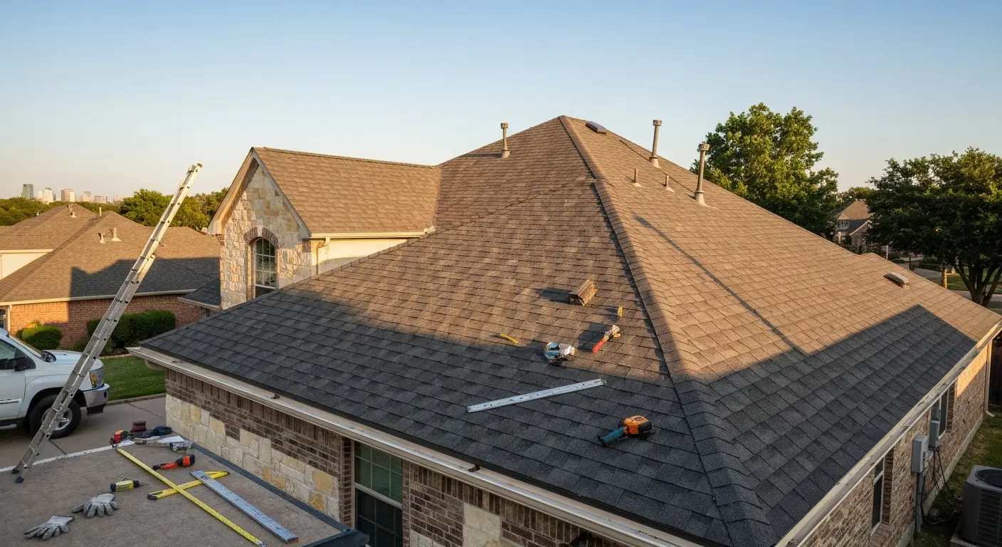 Residential roof replacement