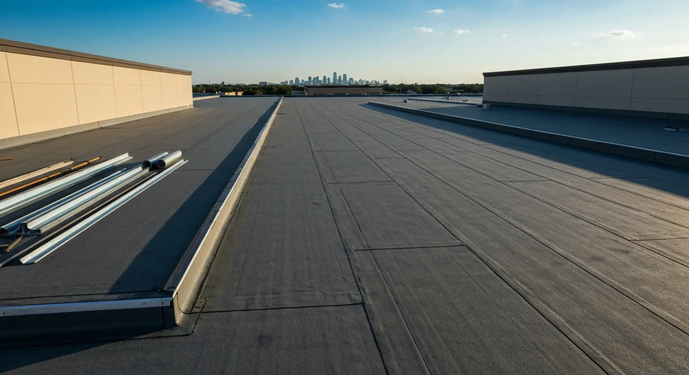 Commercial roofing project