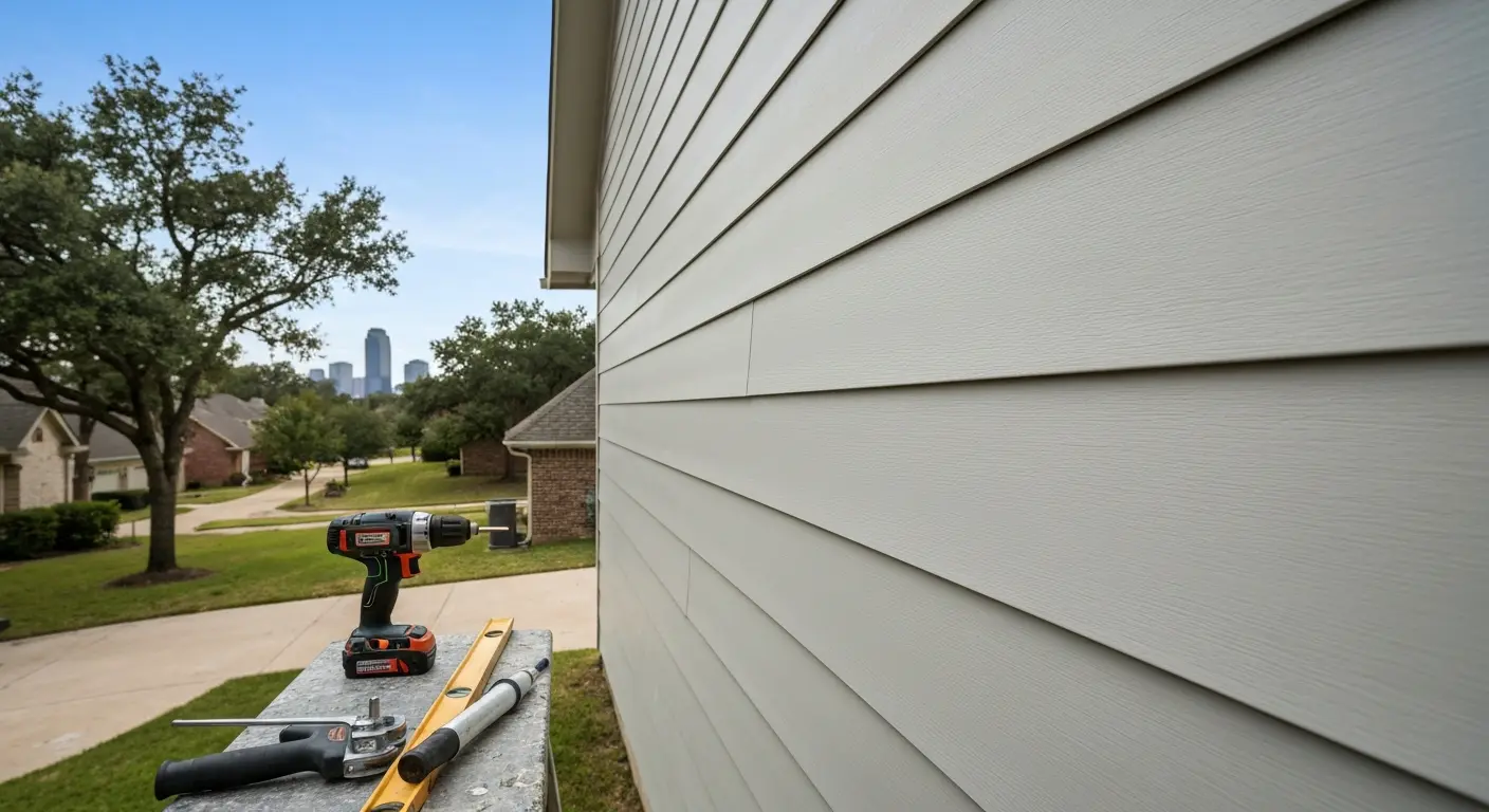 Fiber cement siding installation