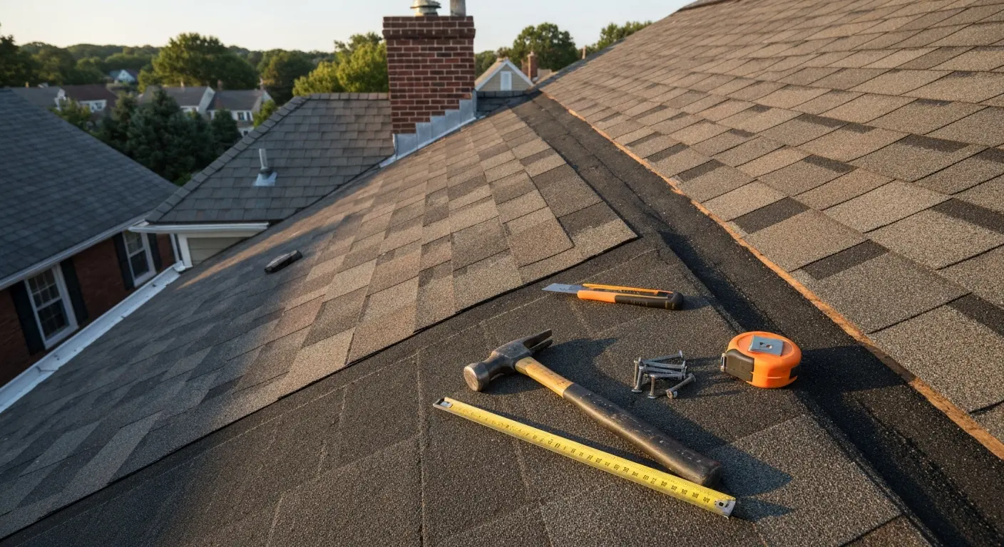Residential roof repair