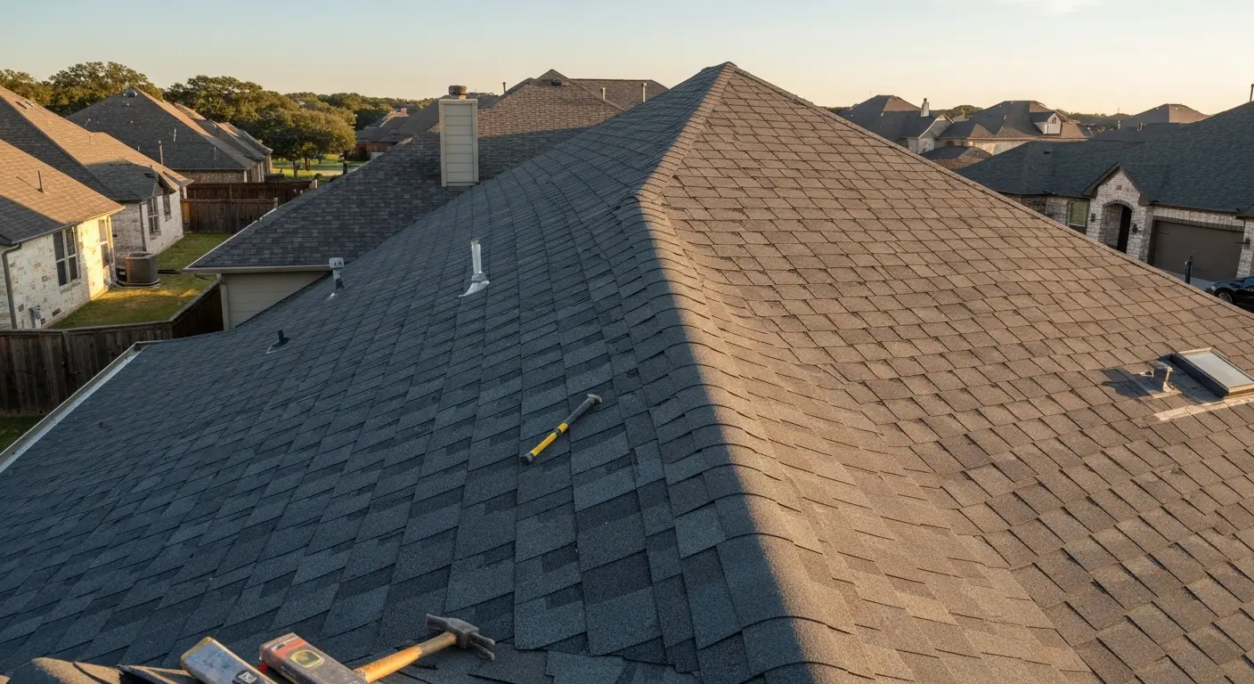 Residential roofing project