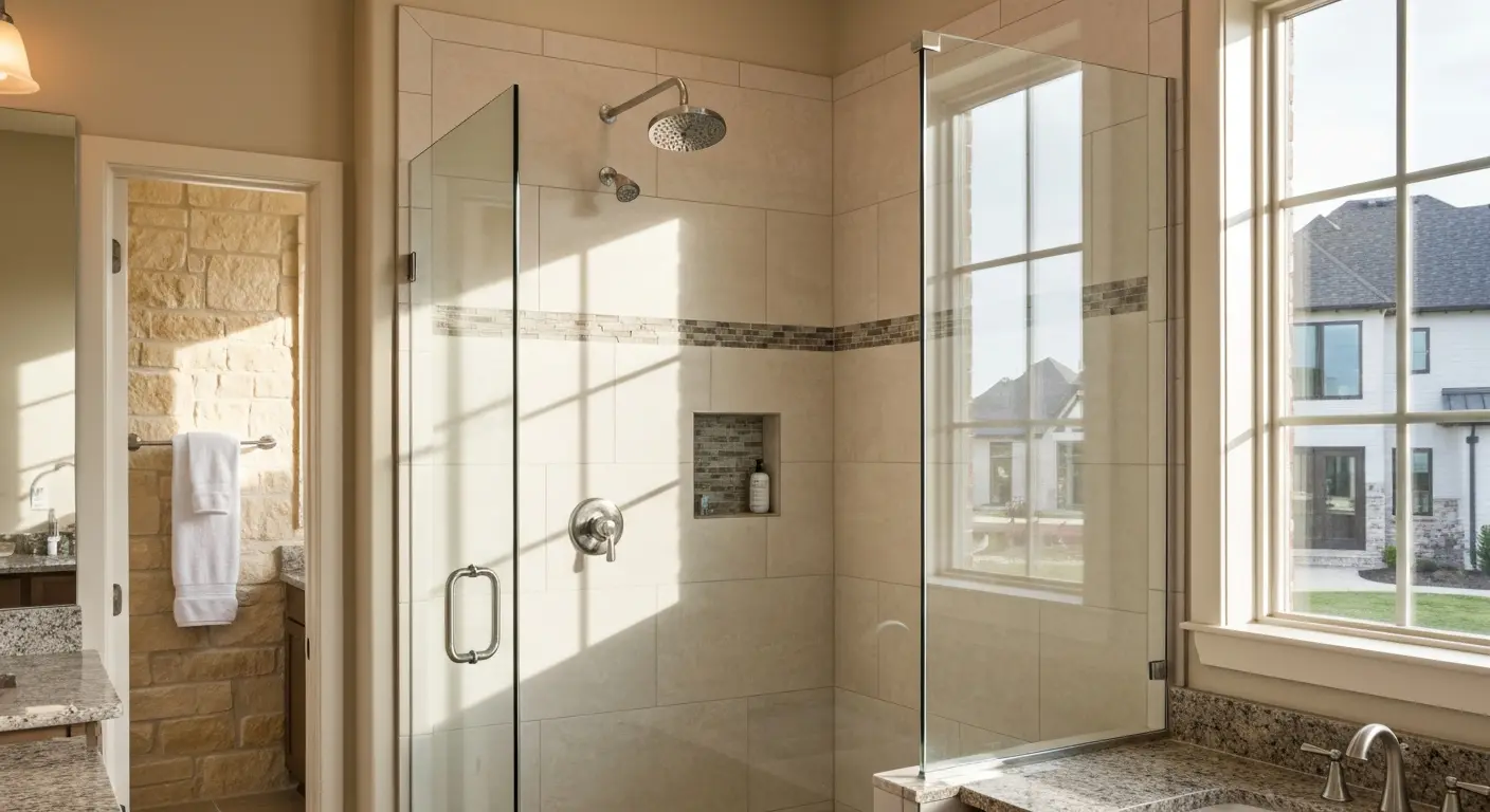 Luxury master shower