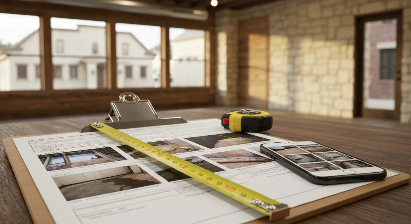 Insurance claim documentation