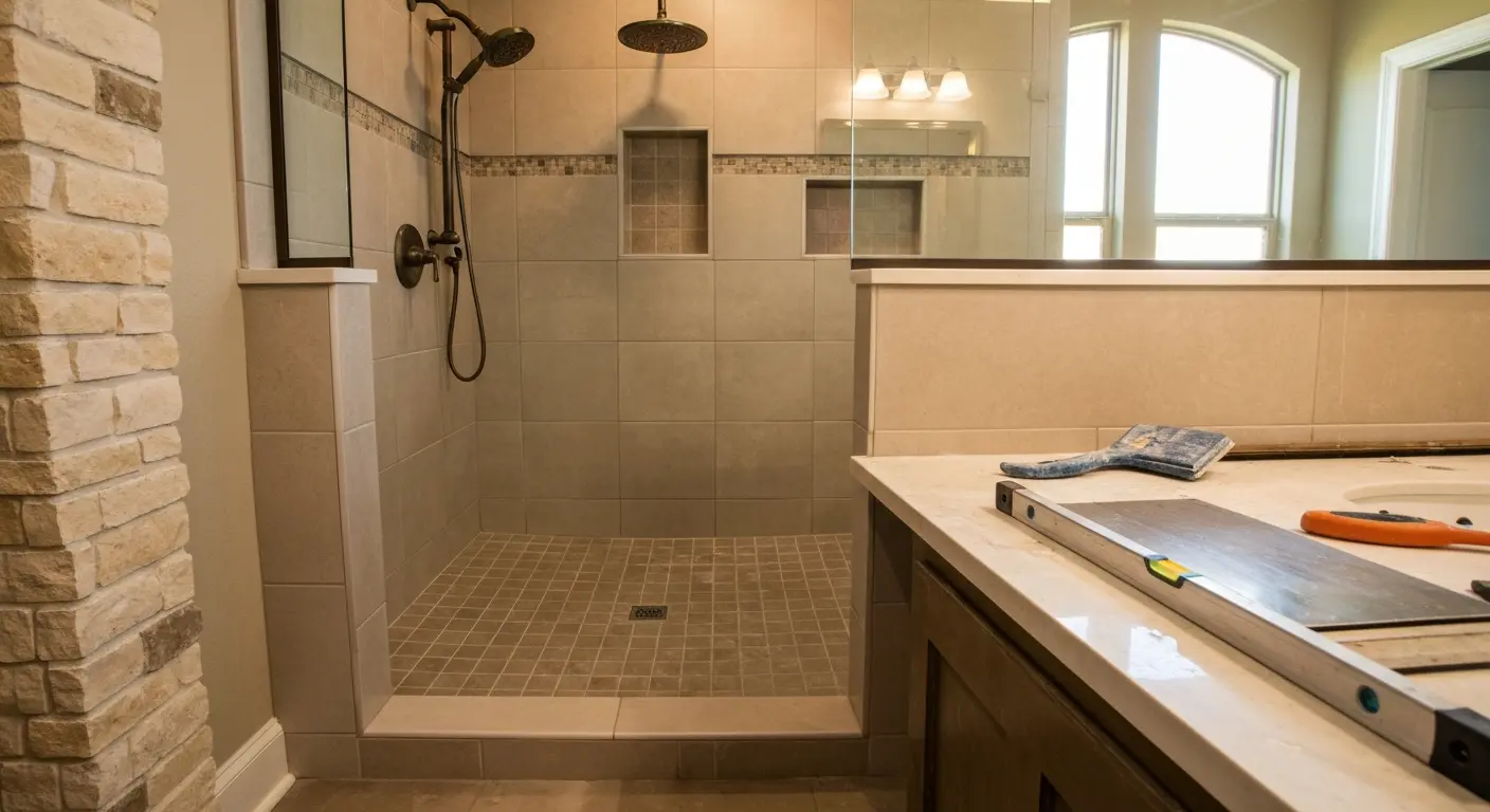 Walk-in shower conversion