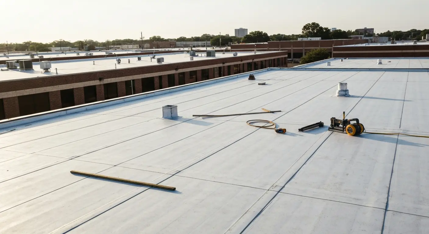 Commercial flat roof DeSoto