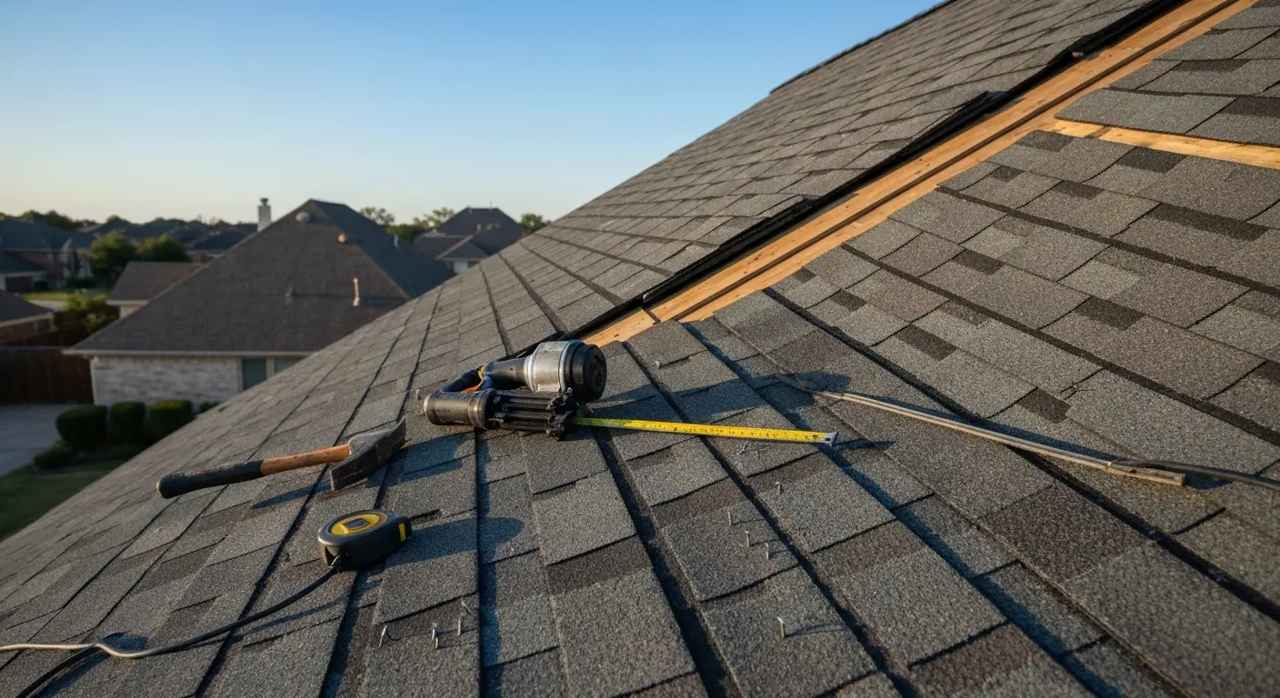 Residential roof repair