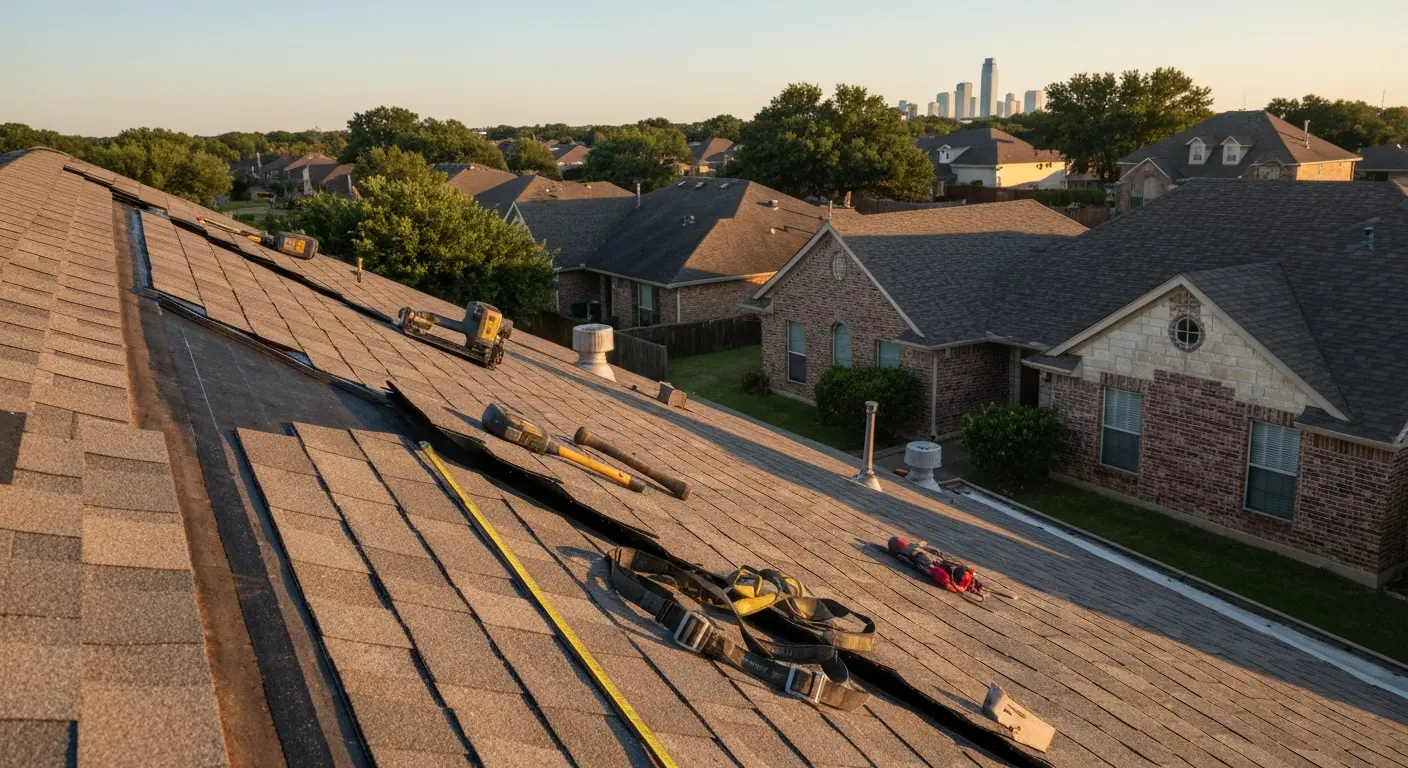 Residential roof replacement