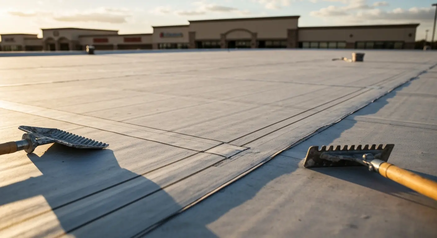 Commercial roofing project Anna