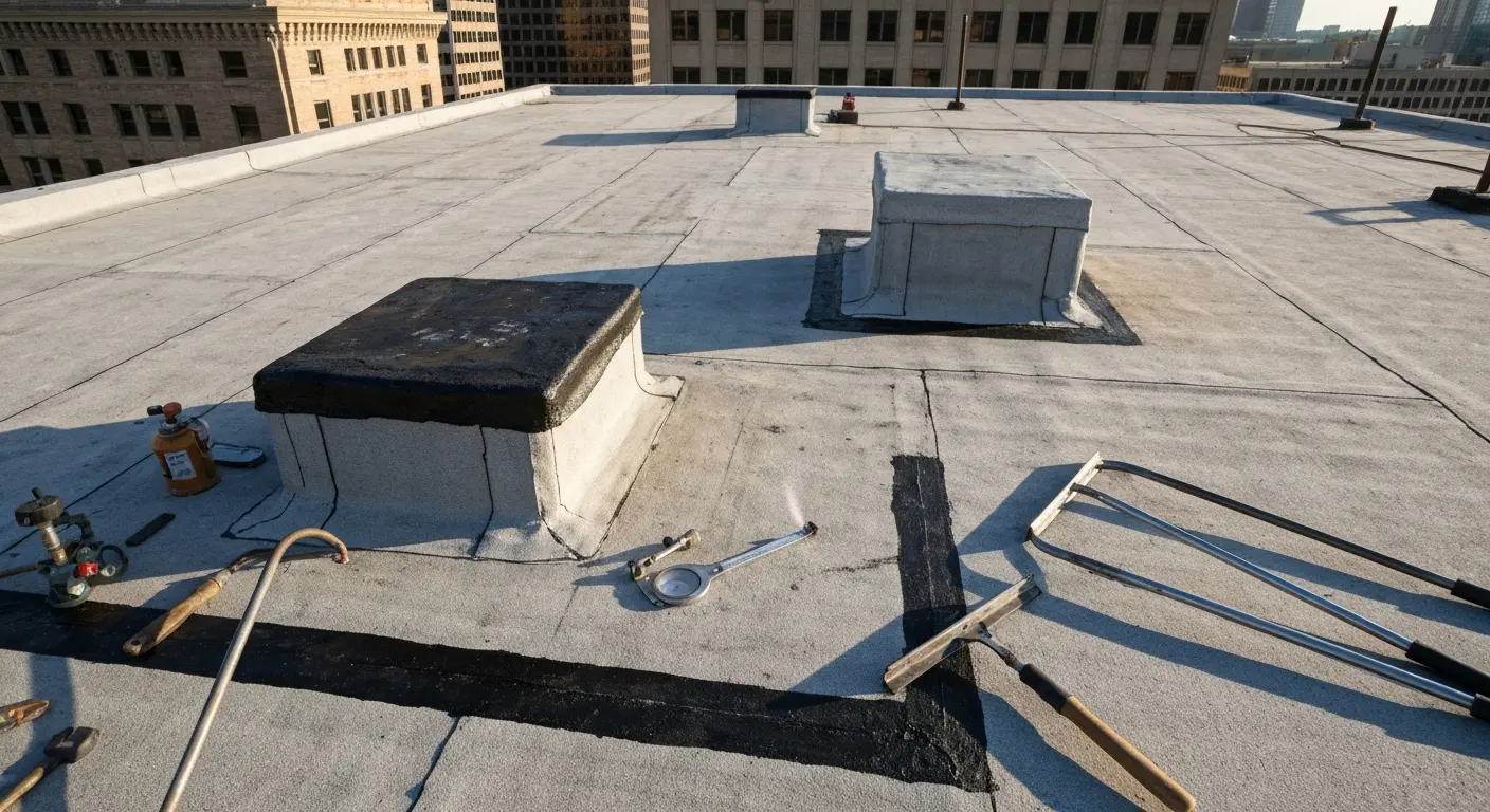 Commercial roof repair