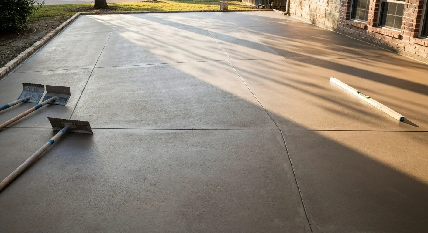 Patio repair work