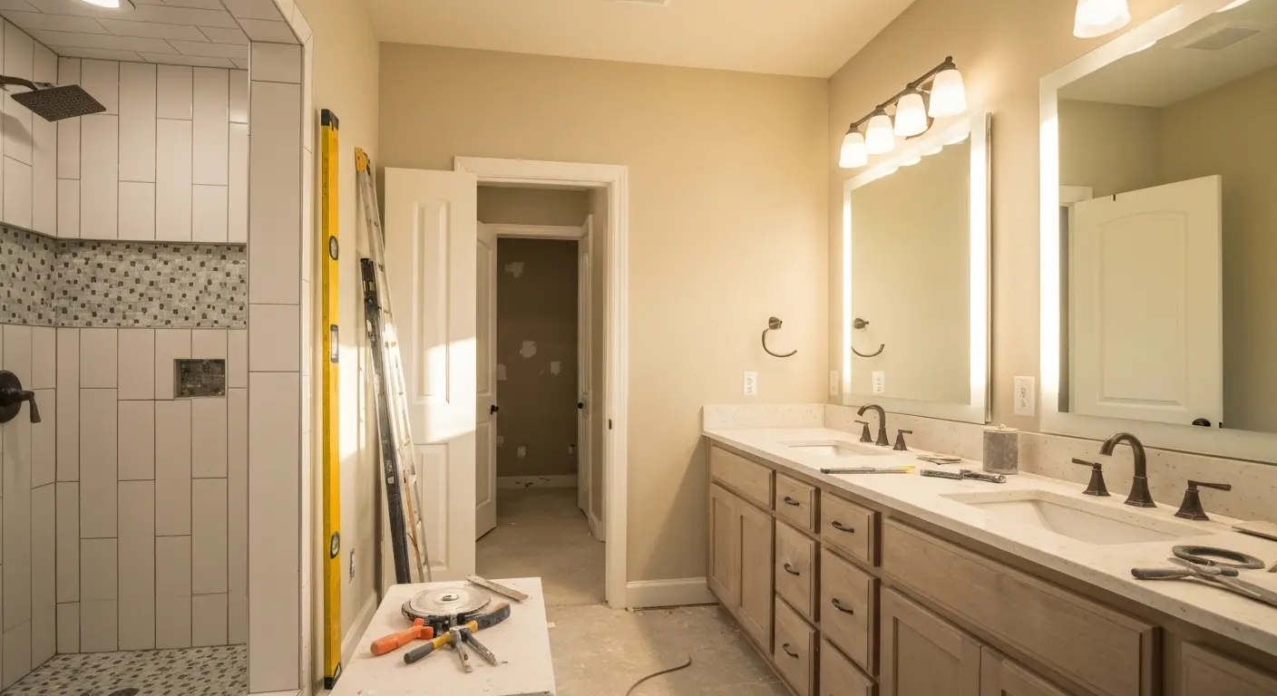 Bathroom renovation project