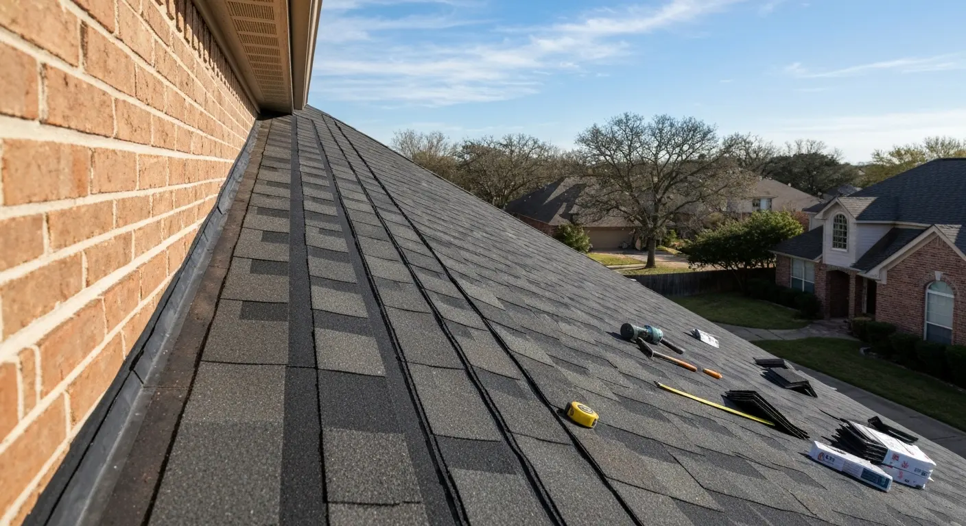 Residential roofing project