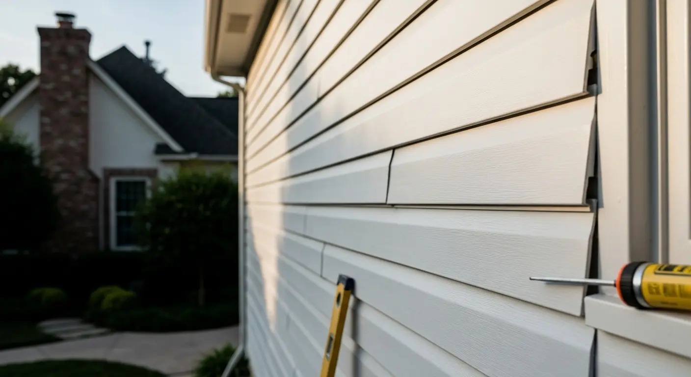 Vinyl siding installation