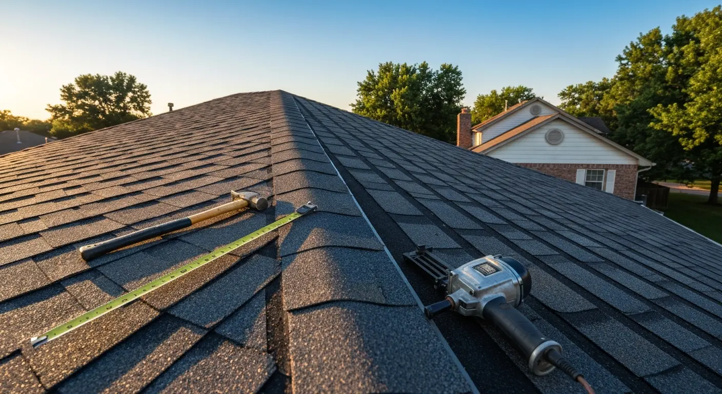 Residential roofing project