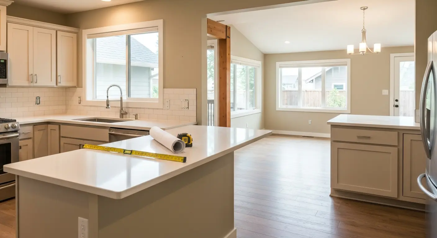 Open concept remodel