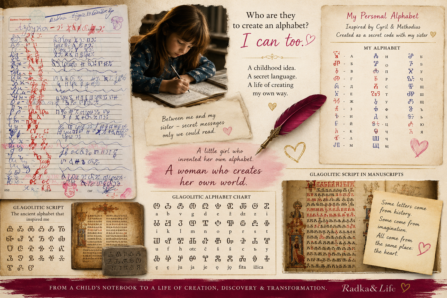 A combination of alphabets A combination of alphabets