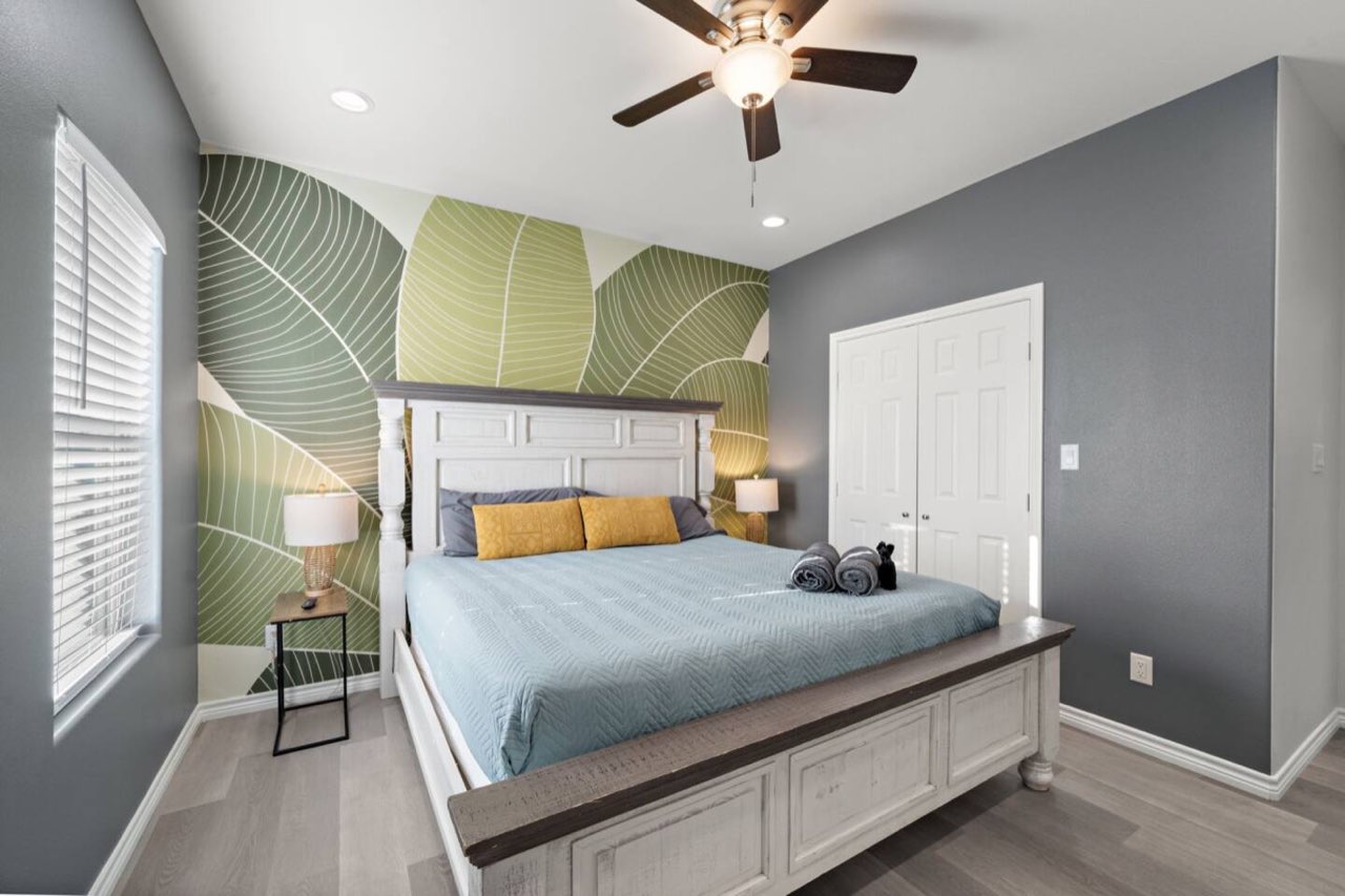 Bedroom 1 with a king bed