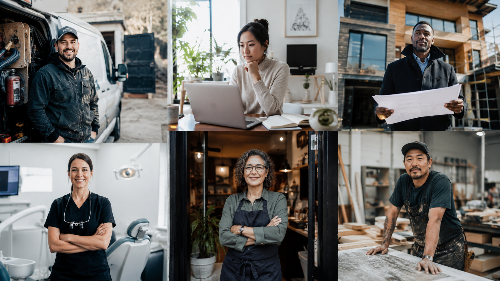 Business owners connecting as a community