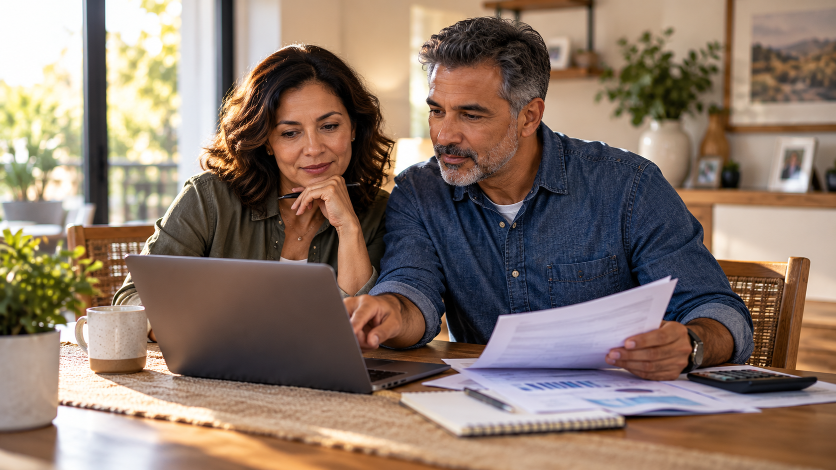 Business owners reviewing long-term wealth strategy