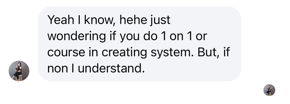 DM from a financial advisor — 2