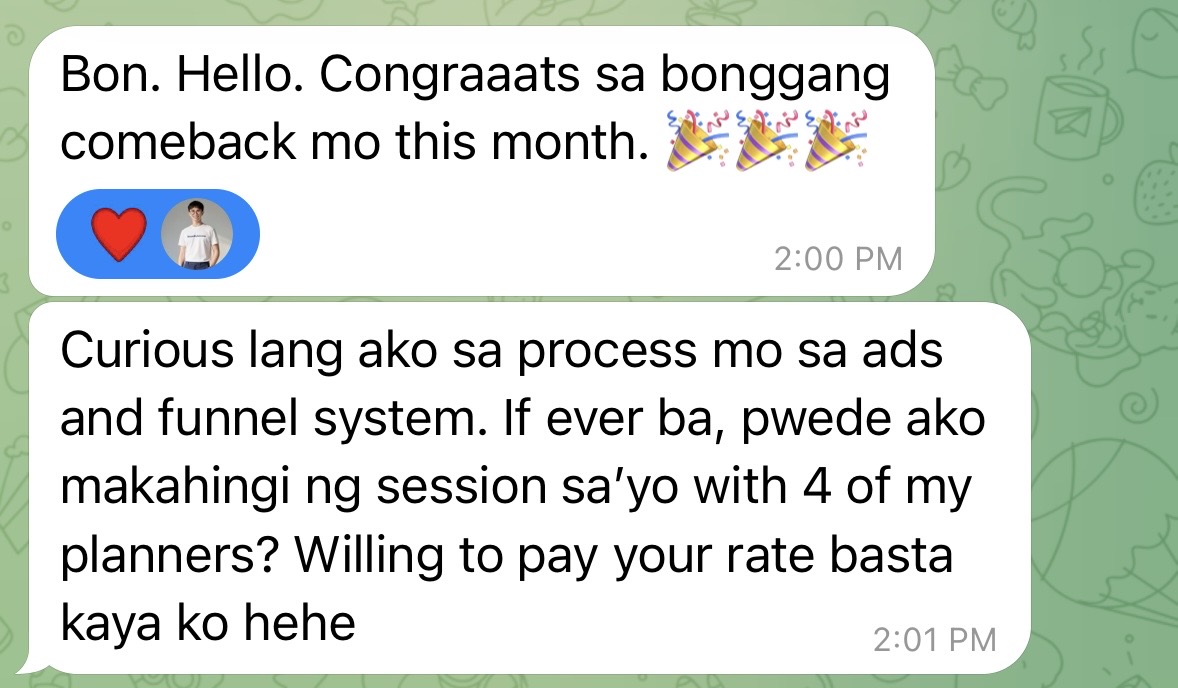 DM from a financial advisor — 6
