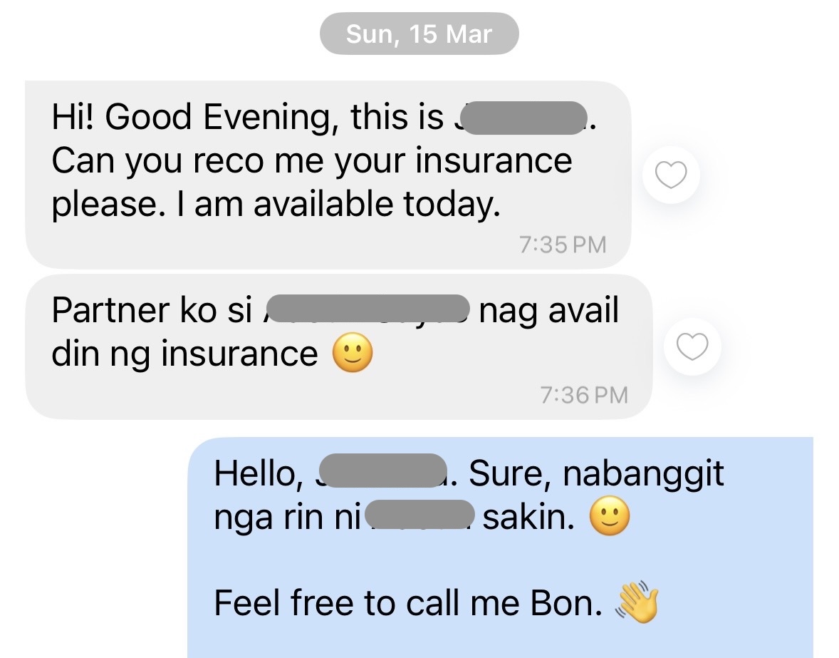 Referral screenshot