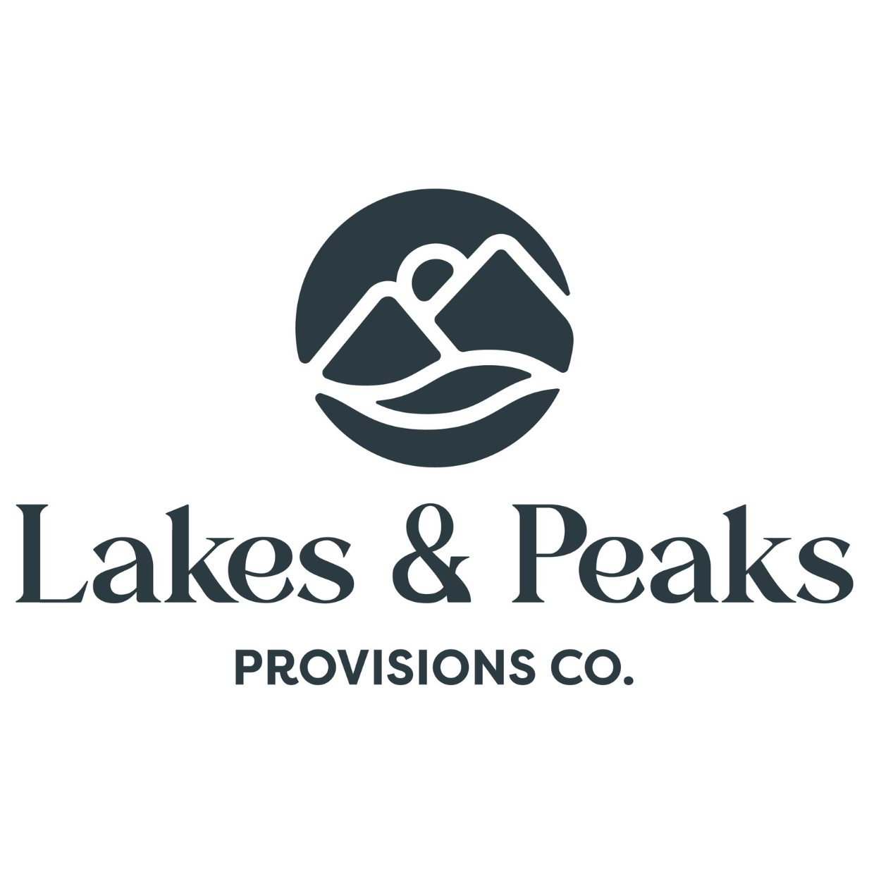 Lakes and Peaks Provisions Co. Logo