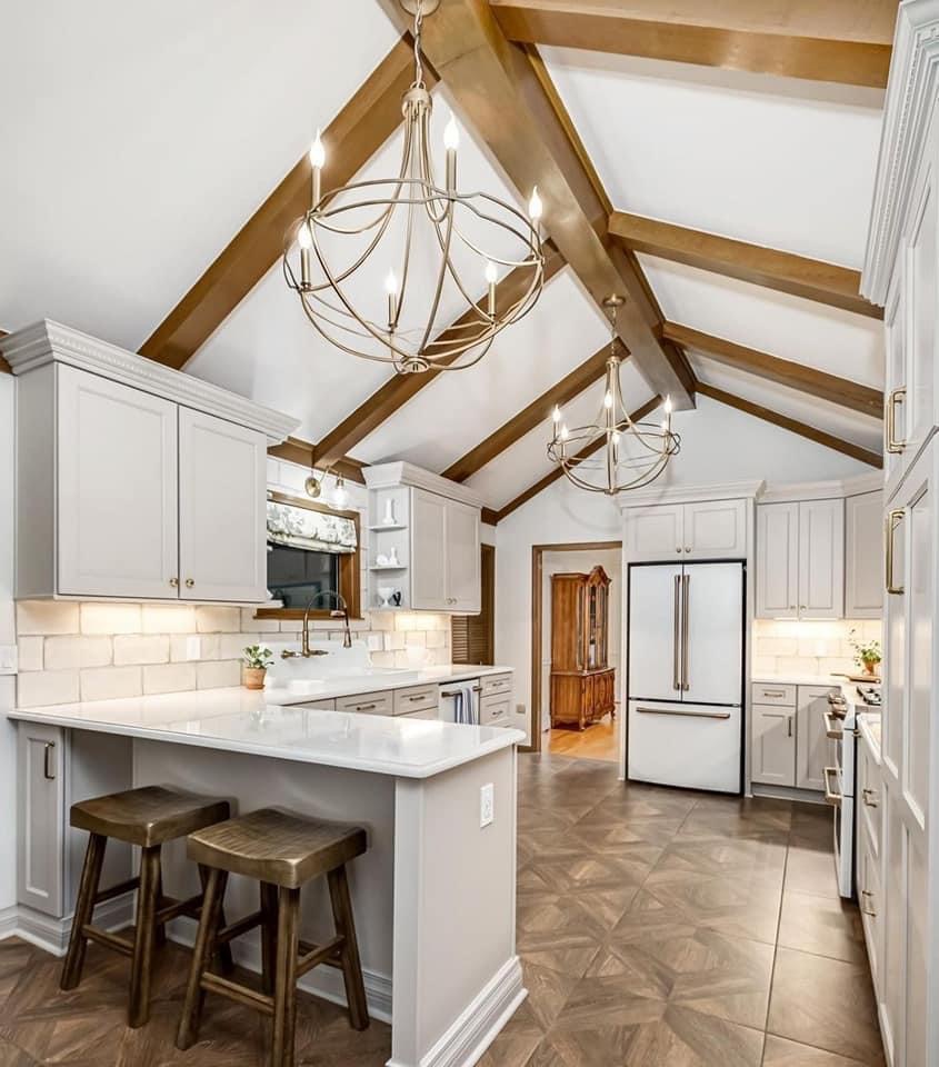 Luxury kitchen remodel New Jersey with stainless appliances