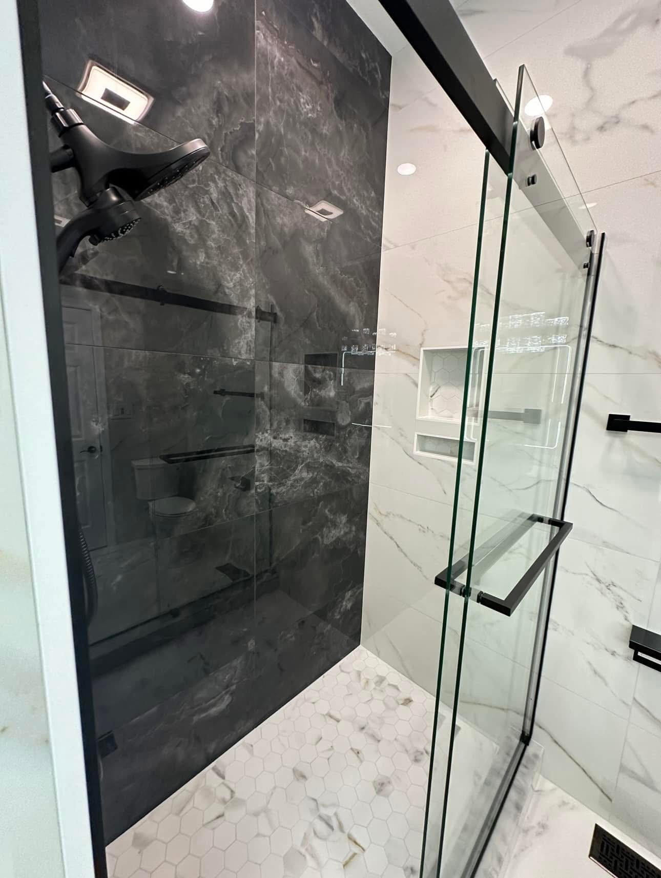 Bathroom remodel New Jersey with spa features