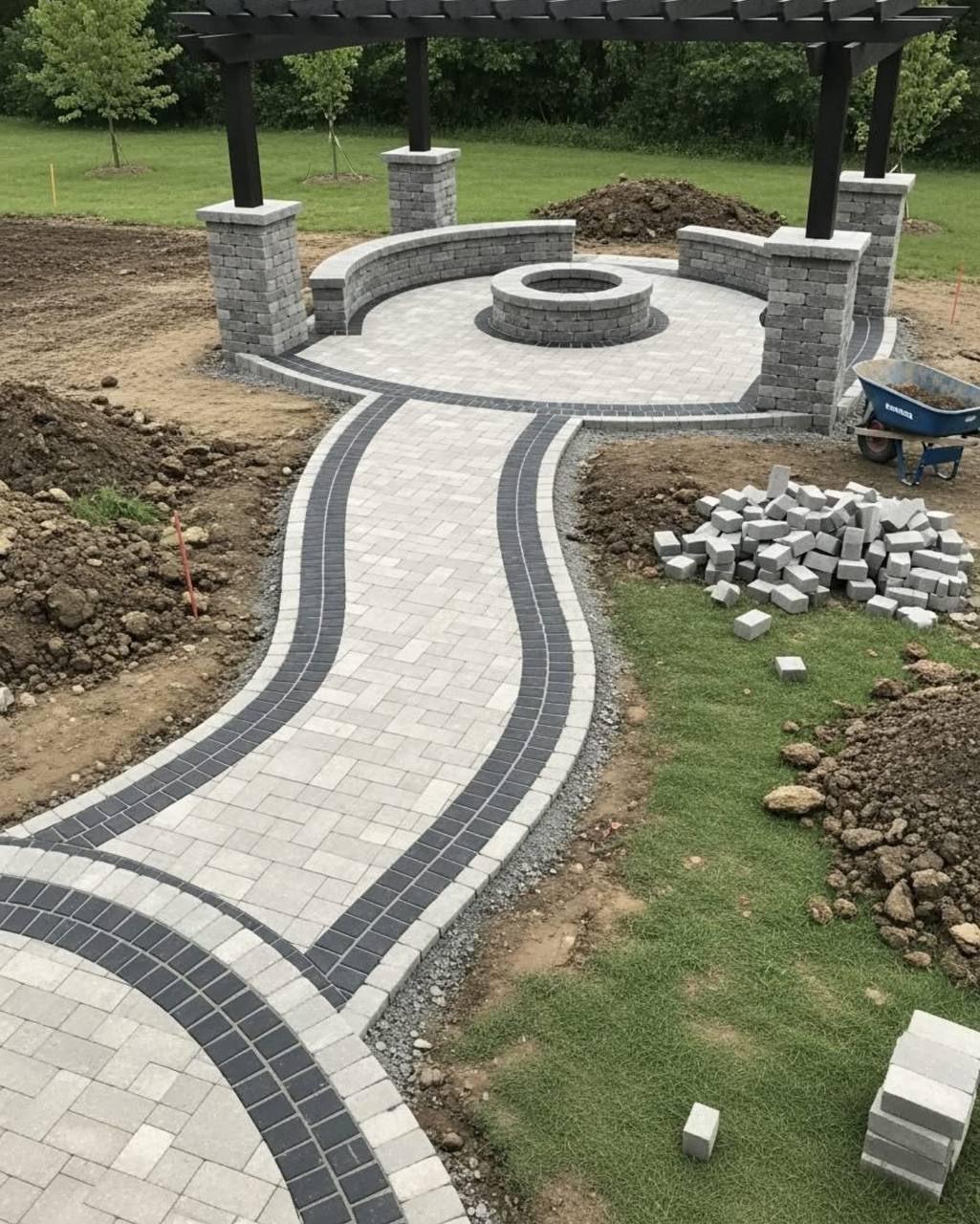 Walkway pavers