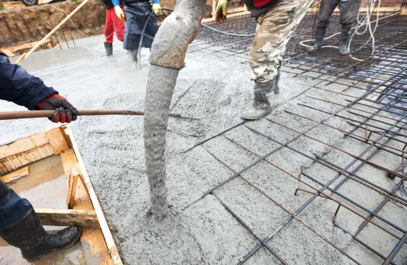 structure under the concrete structure under the concrete